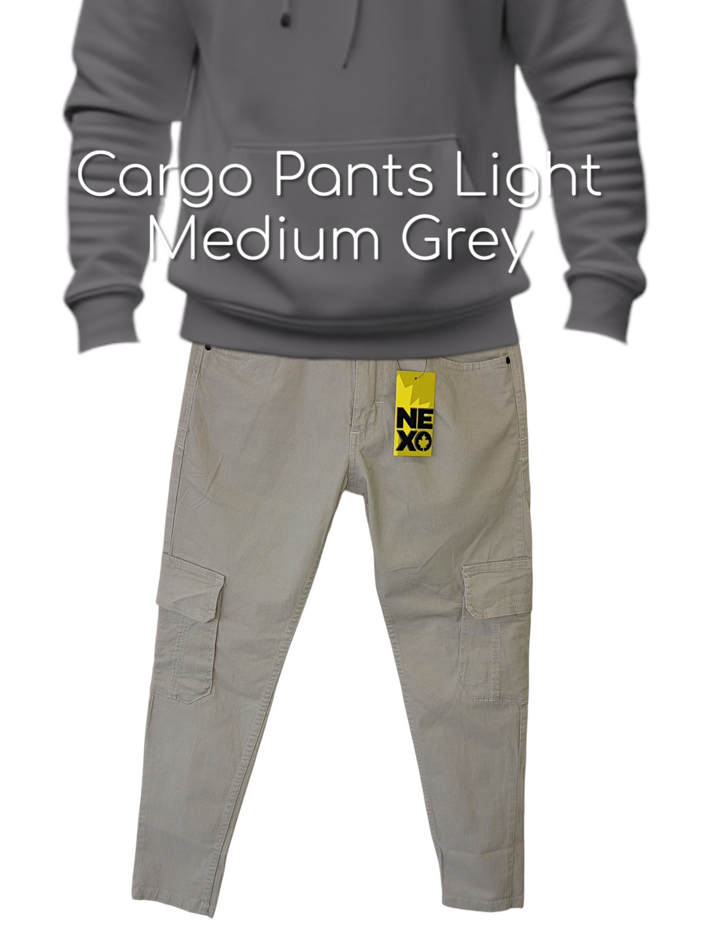 NC-067-Cargo 5 Bolsillos Gris Claro