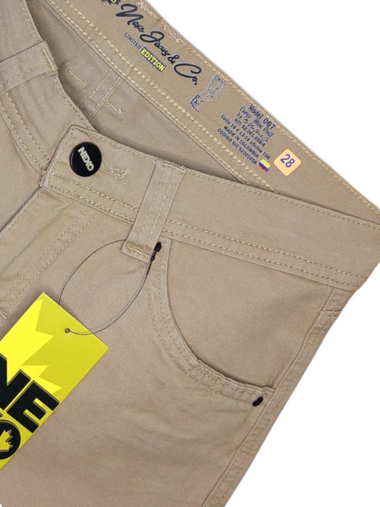 NC-067-Cargo 5 Bolsillos Beige