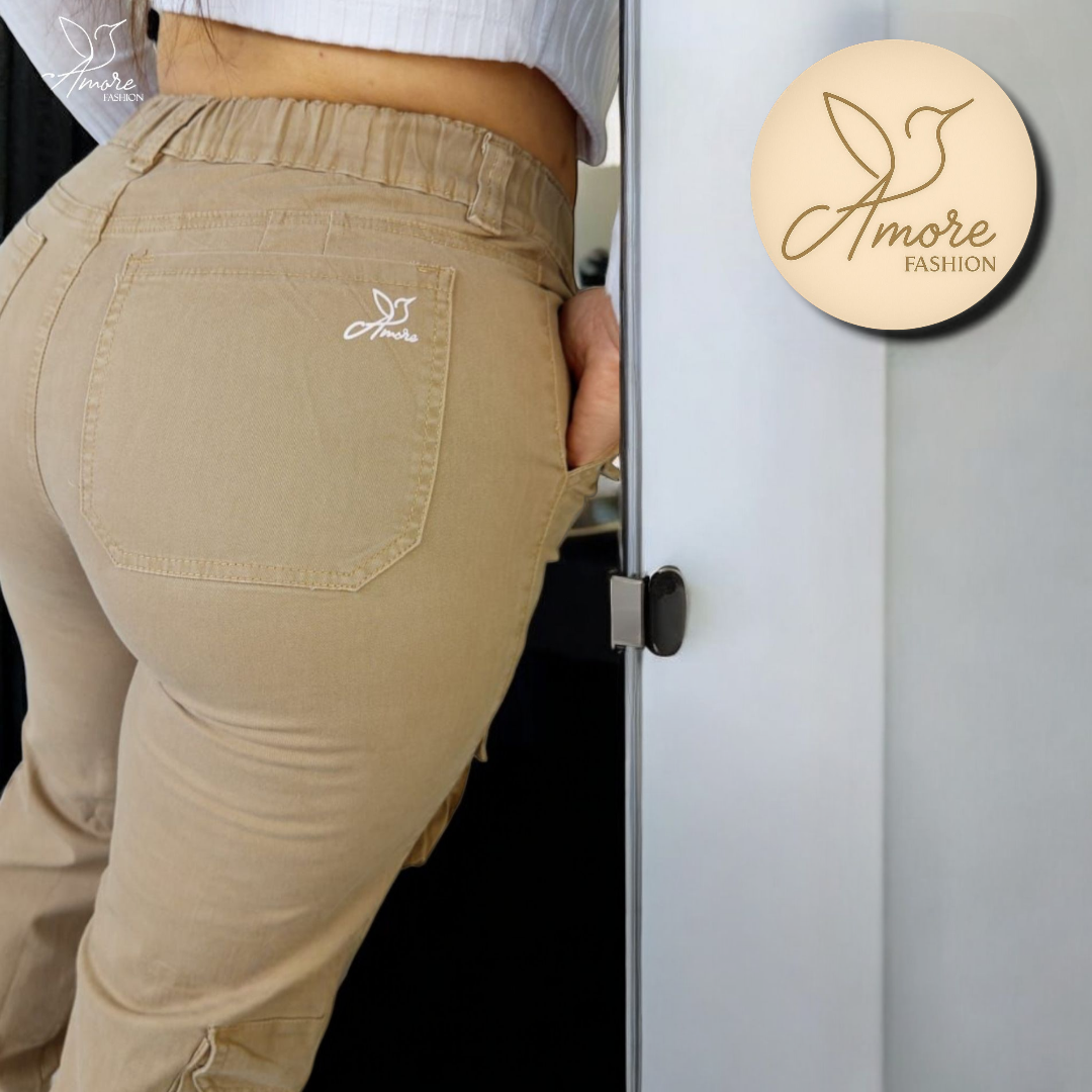 AF-062-Cargo Bolsillos Beige