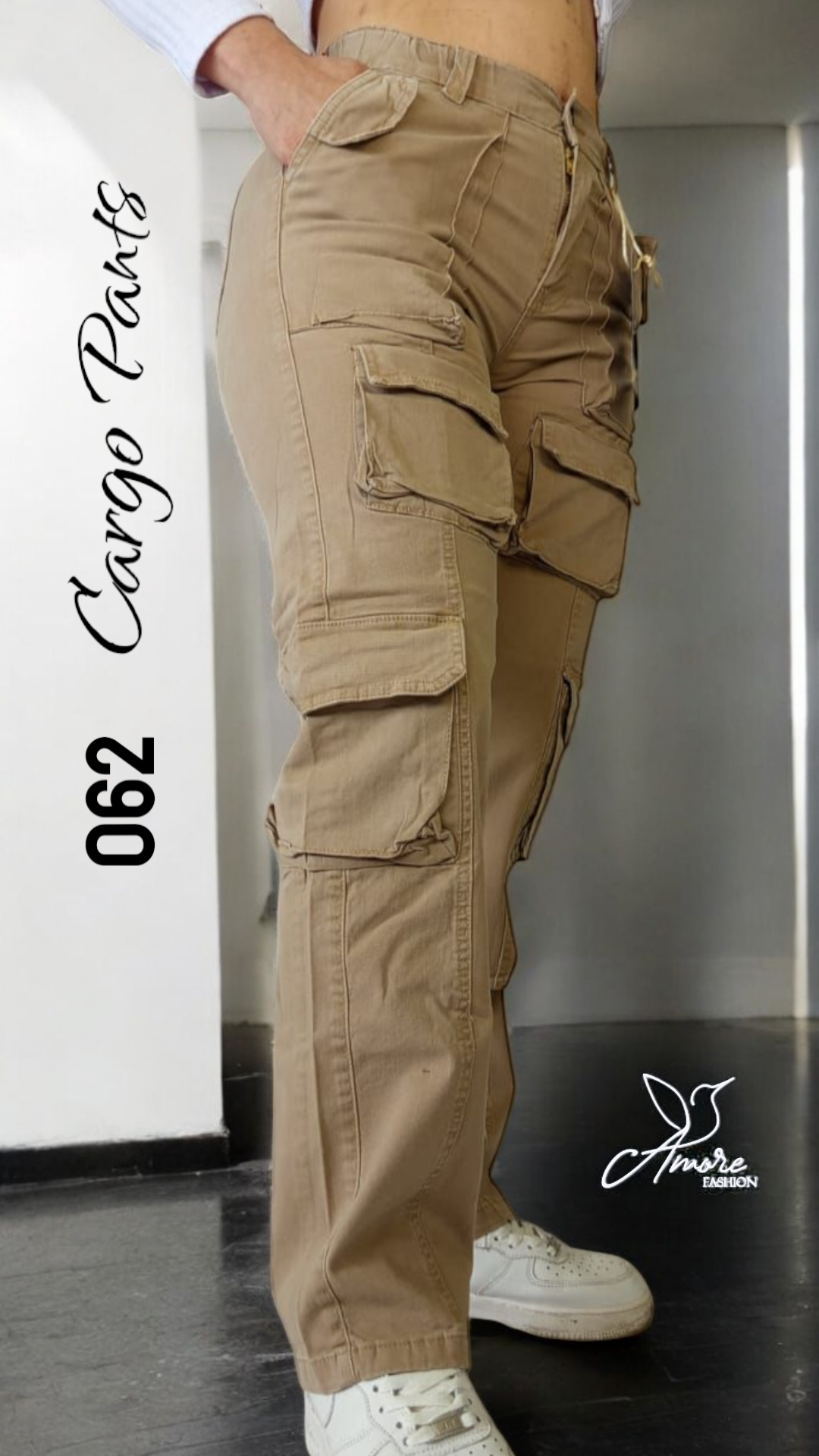 AF-062-Cargo Bolsillos Beige