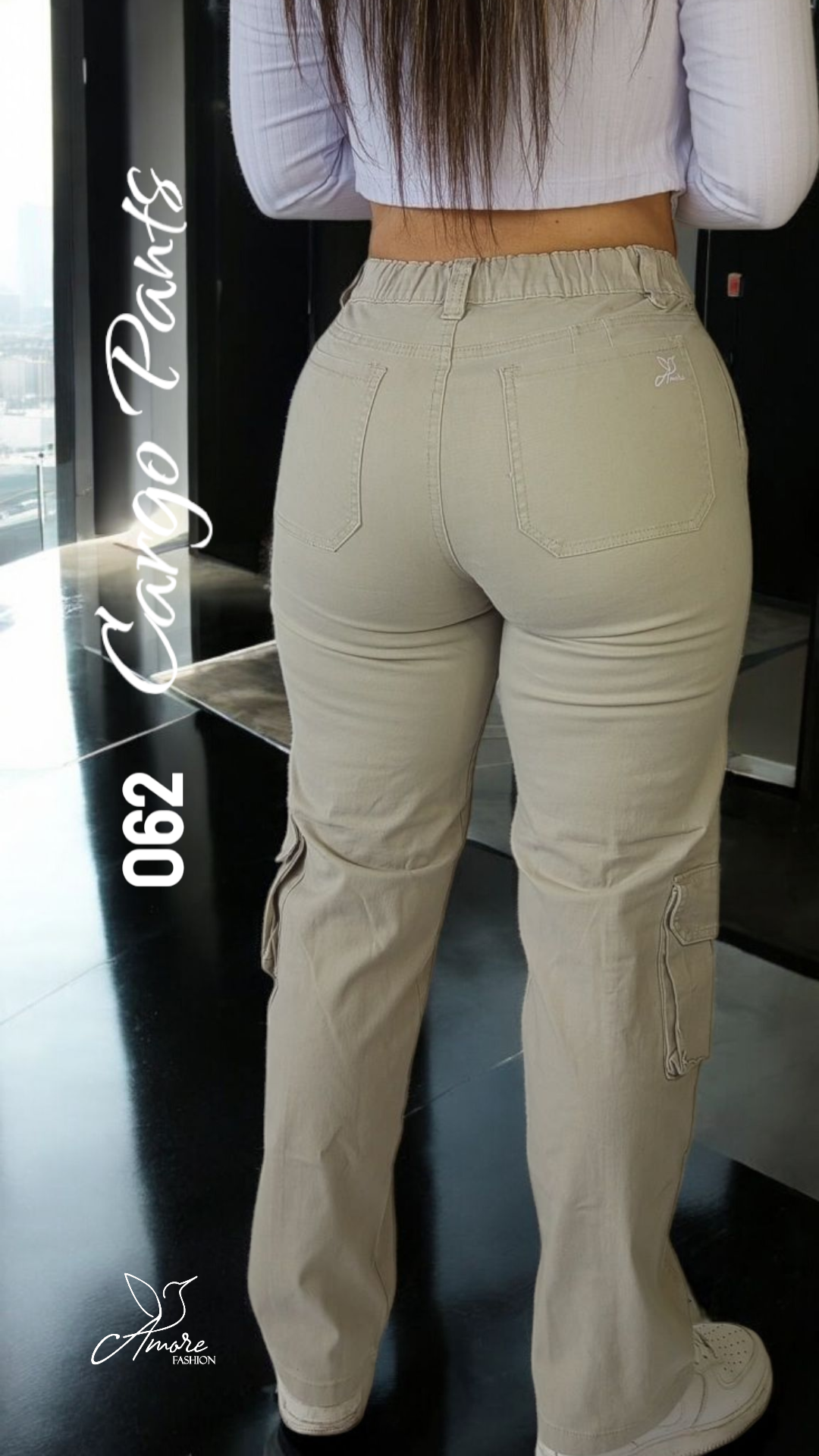 AF-062-Cargo Bolsillos Marfil