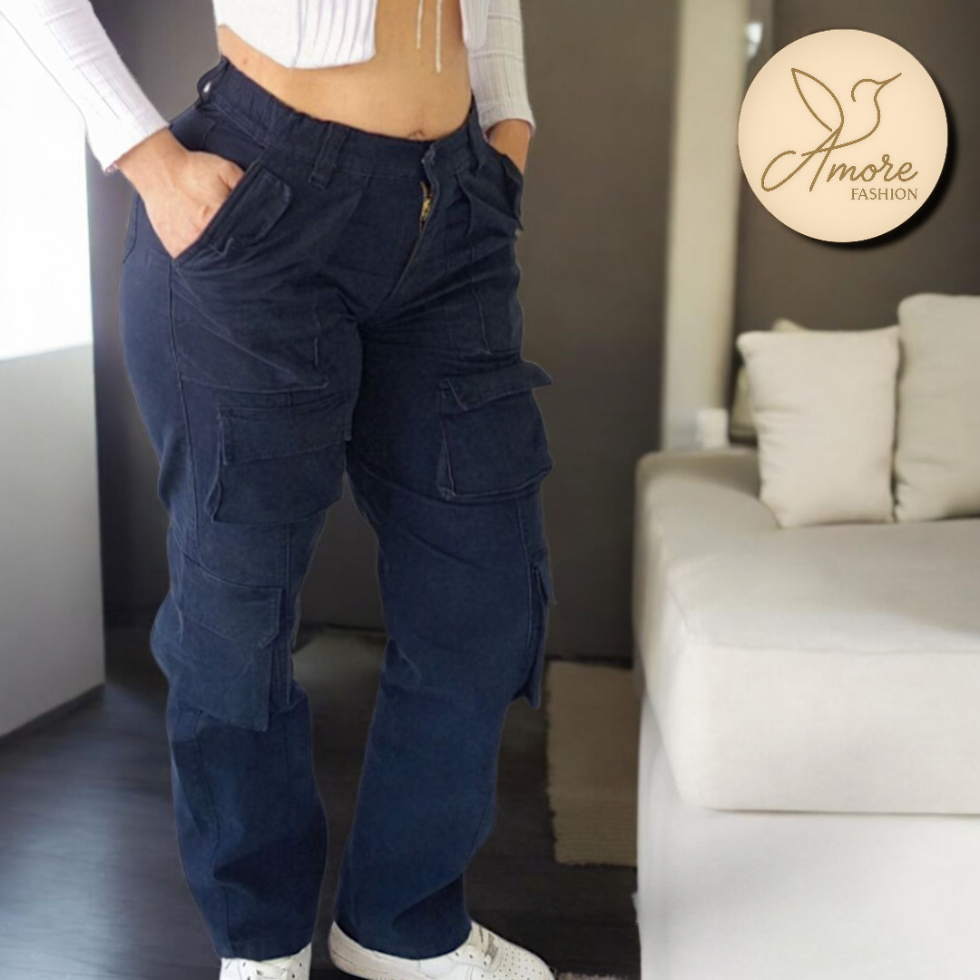 AF-062-Cargo Bolsillos Azul Oscuro