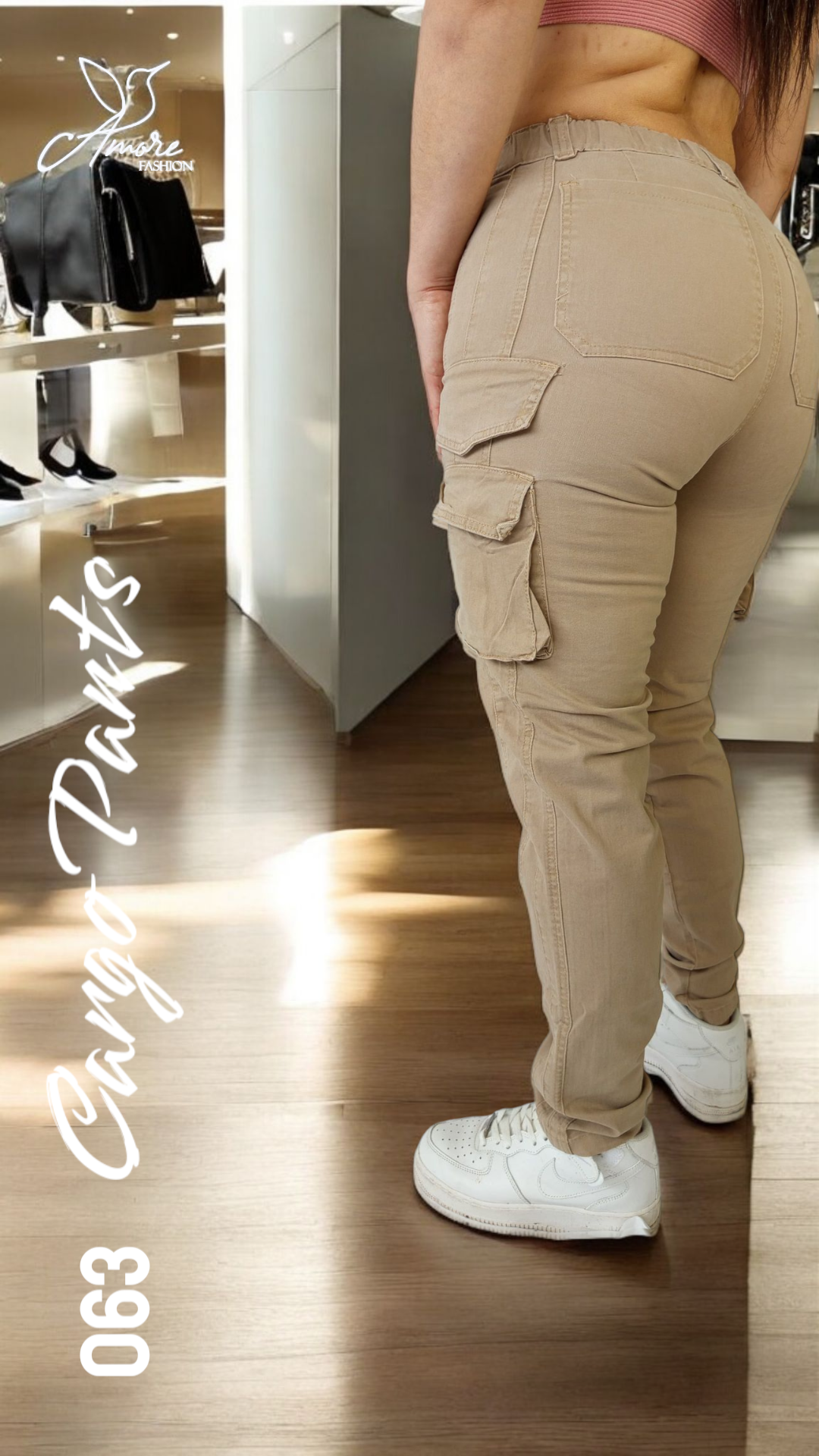 AF-063-Cargo Ajustado Beige