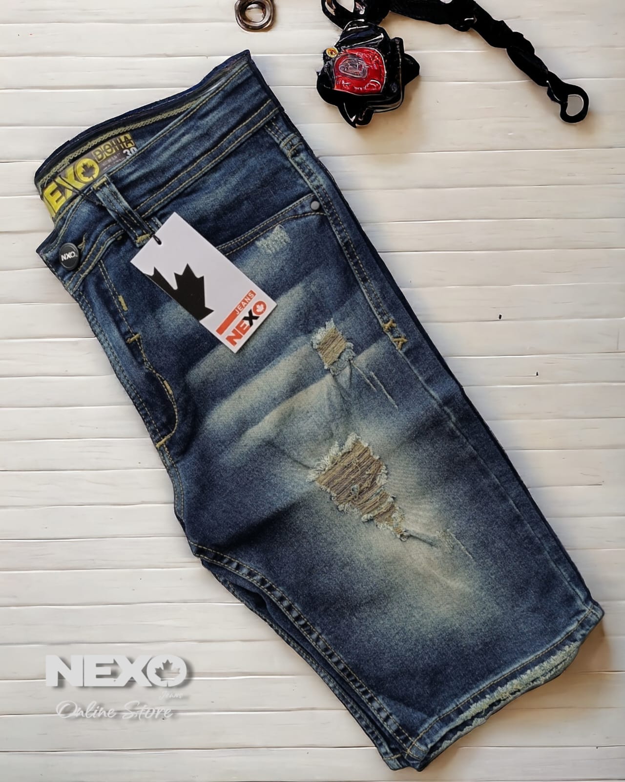 NJ-068 DOHA *MEN'S SLIM FIT BERMUDA*