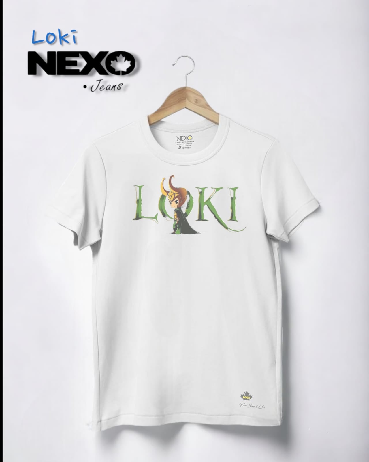 N T-081 LOKI *T-SHIRT OVERSIZE UNISEX *