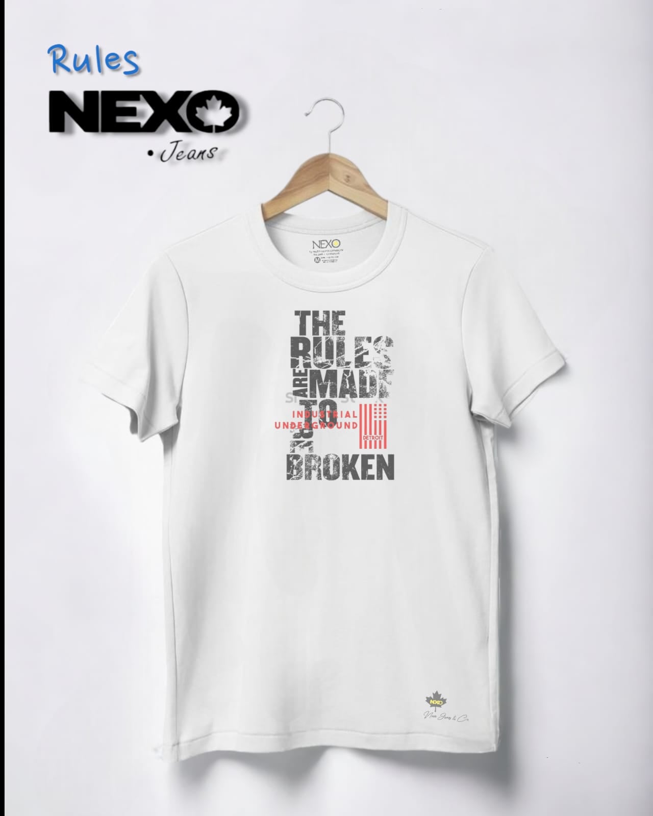 N T-099 RULES *T-SHIRT OVER SIZE UNISEX *
