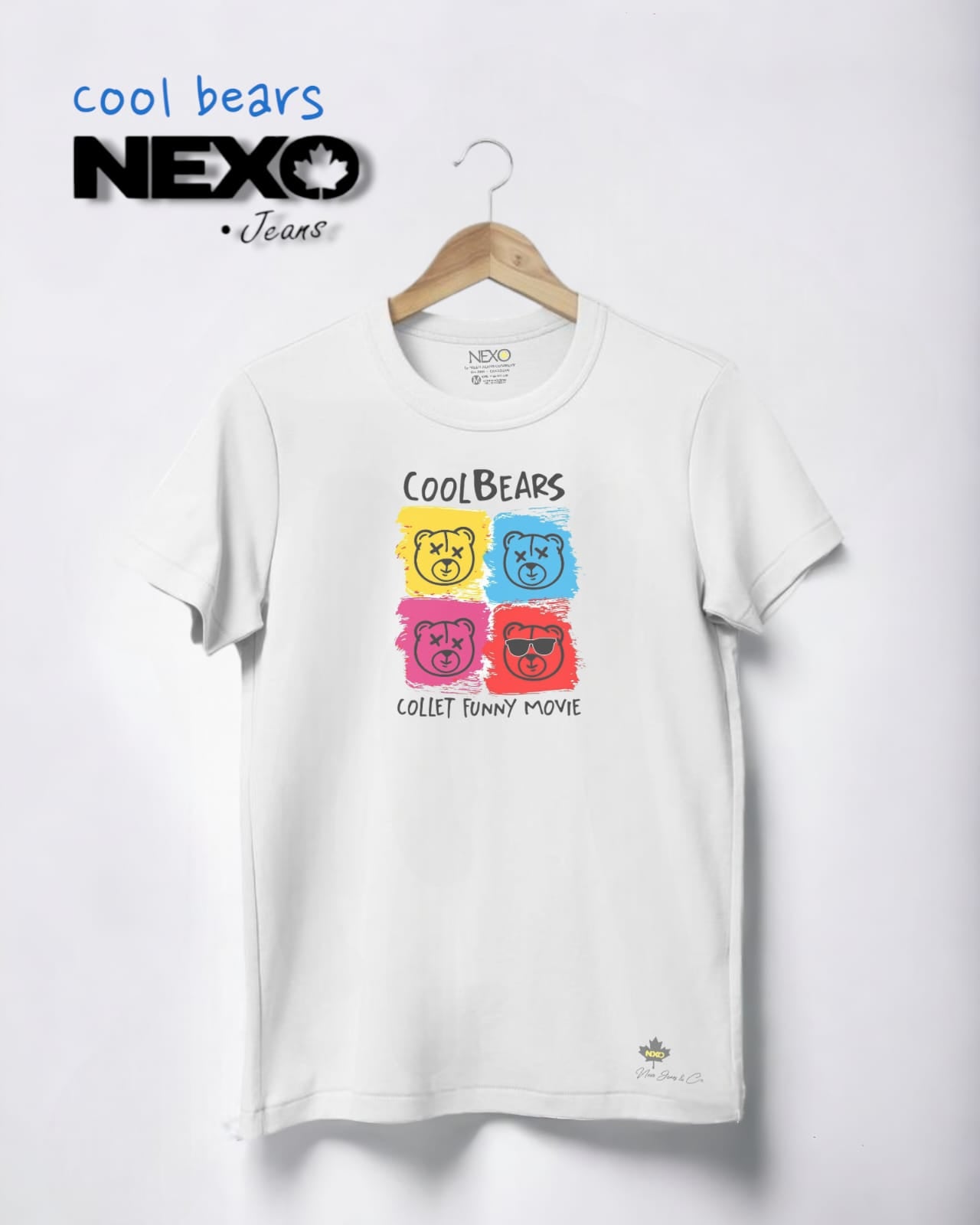 N T-106 COOL BEARS *T-SHIRT OVER SIZE *