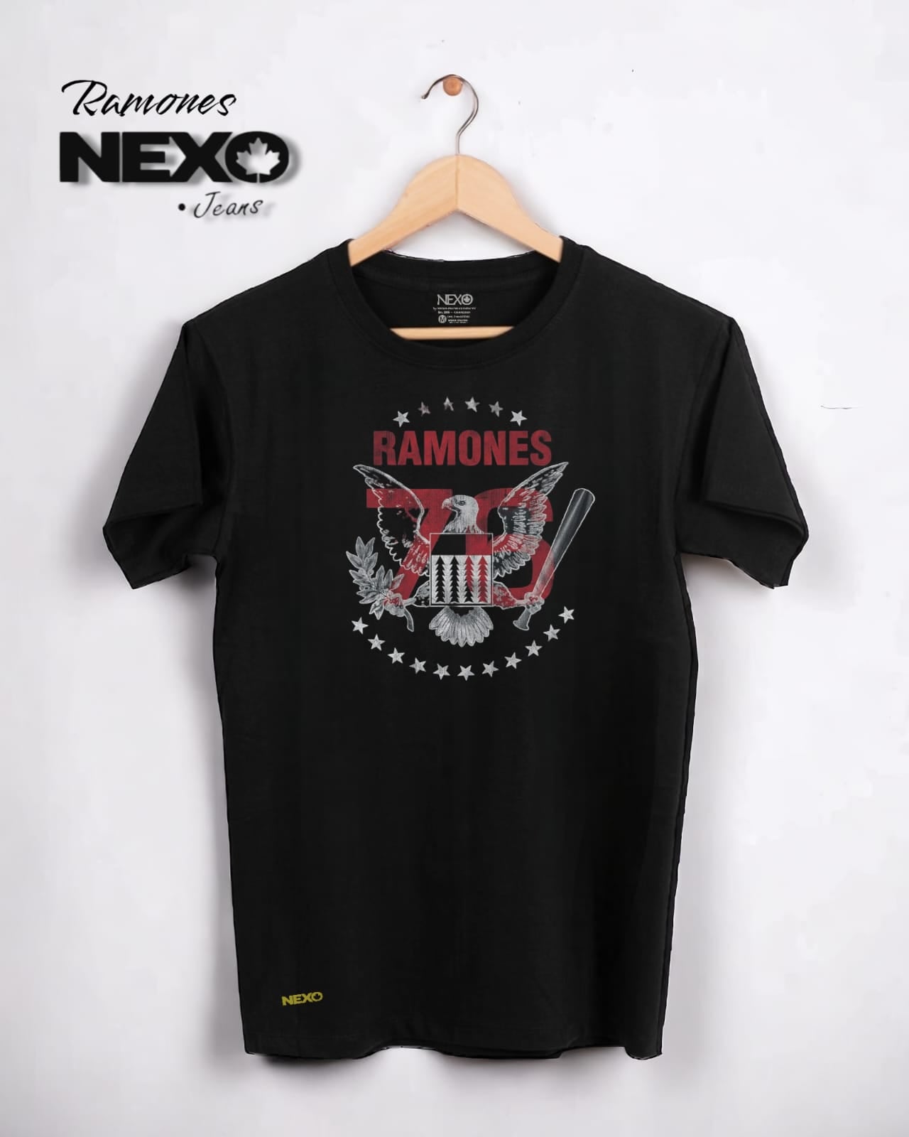 NT-112 RAMONES * T SHIRT OVER SIZE UNISEX*
