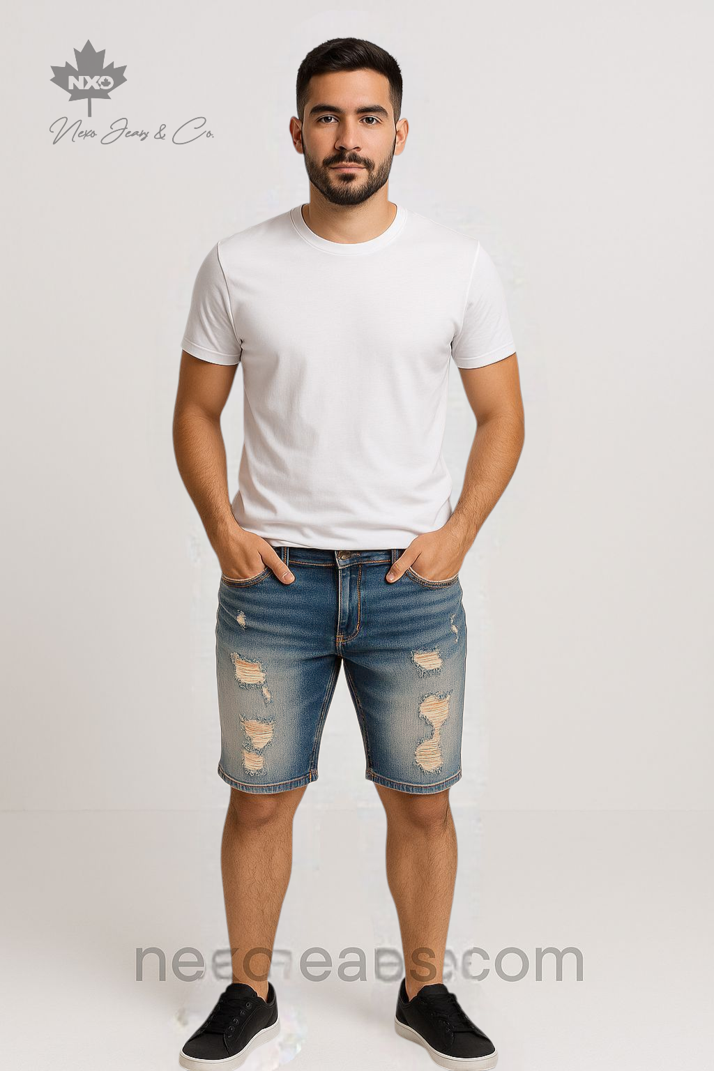 NJ-065 DAMASCO*BERMUDA HOMBRE SLIM FIT*