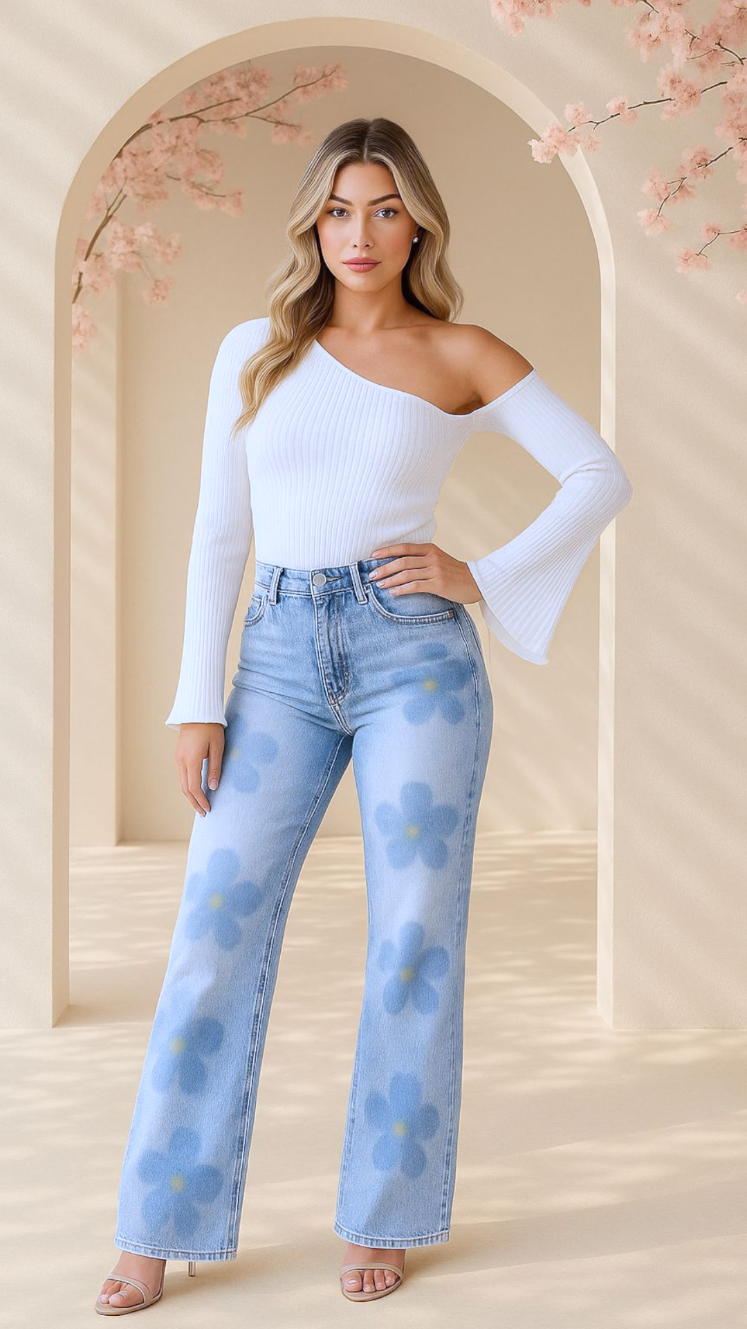 FP-005 Jean Dama *Slim Fit* Estampado