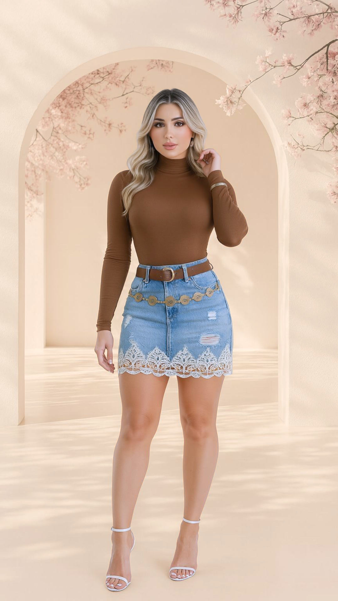 FP-006 Minifalda Jean Dama *Slim Fit*