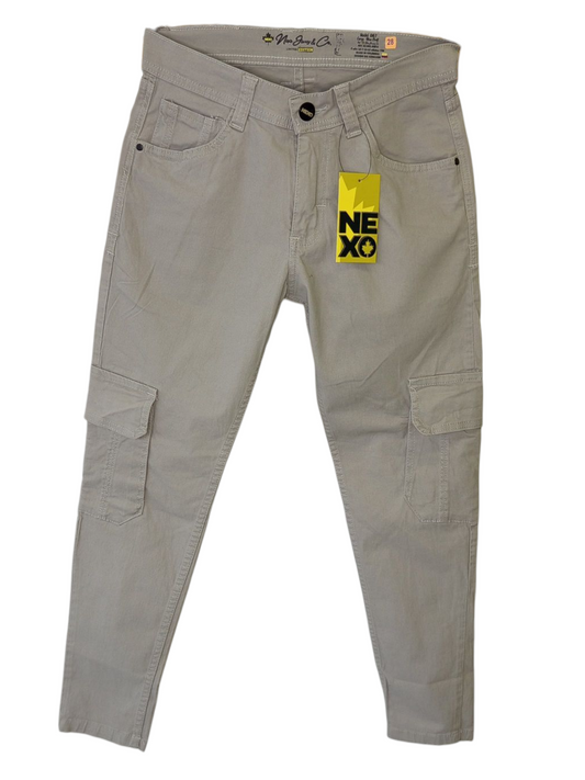 NC-067-Cargo 5 Bolsillos Gris Claro