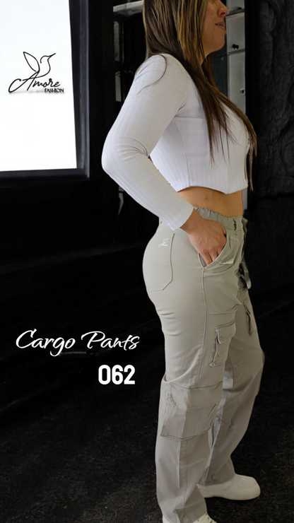 AF-062-Cargo Bolsillos Gris Claro