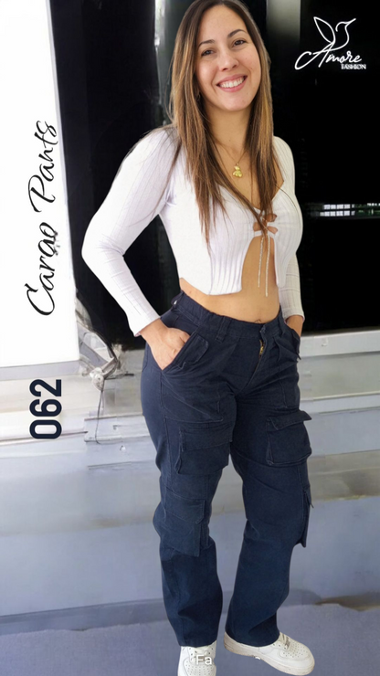 AF-062-Cargo Bolsillos Azul Oscuro