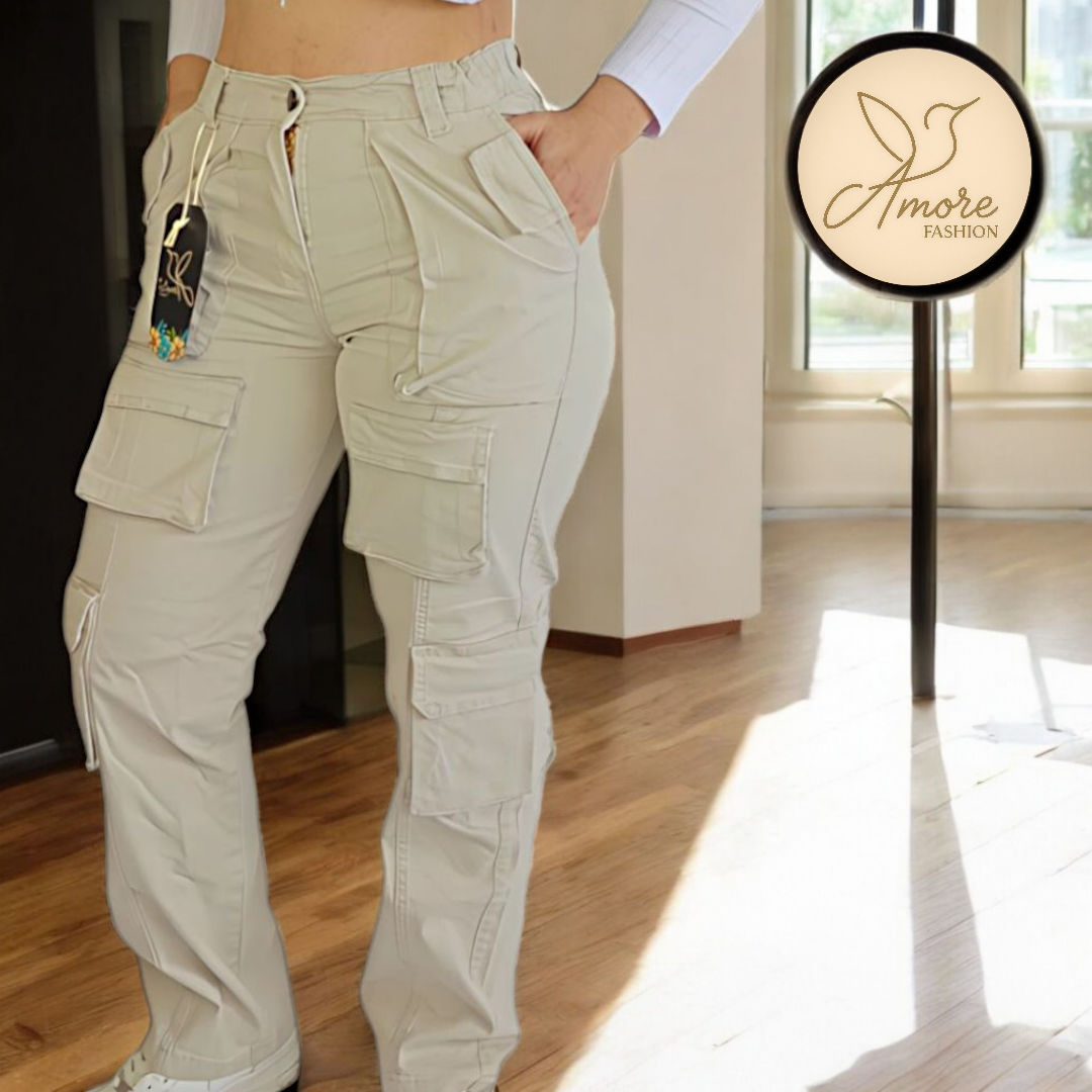 AF-062-Cargo Bolsillos Marfil