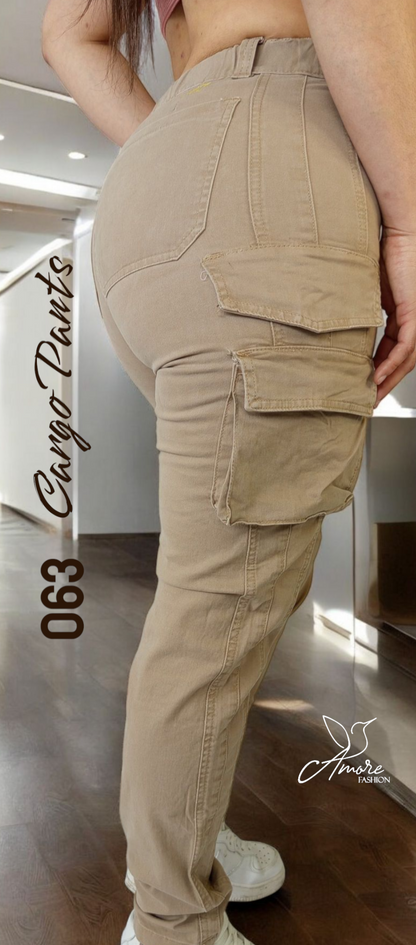 AF-063-Cargo Ajustado Beige