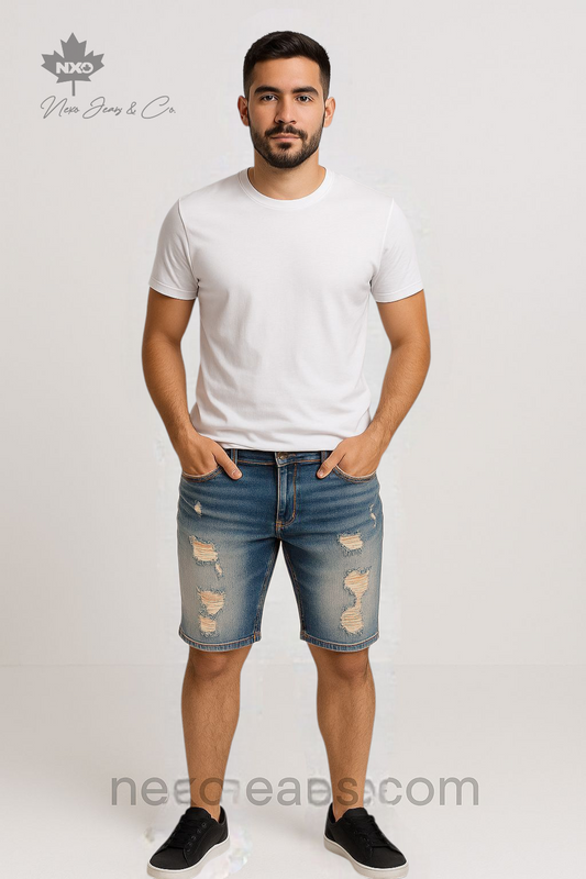 NJ-065 DAMASCO*BERMUDA HOMBRE SLIM FIT*