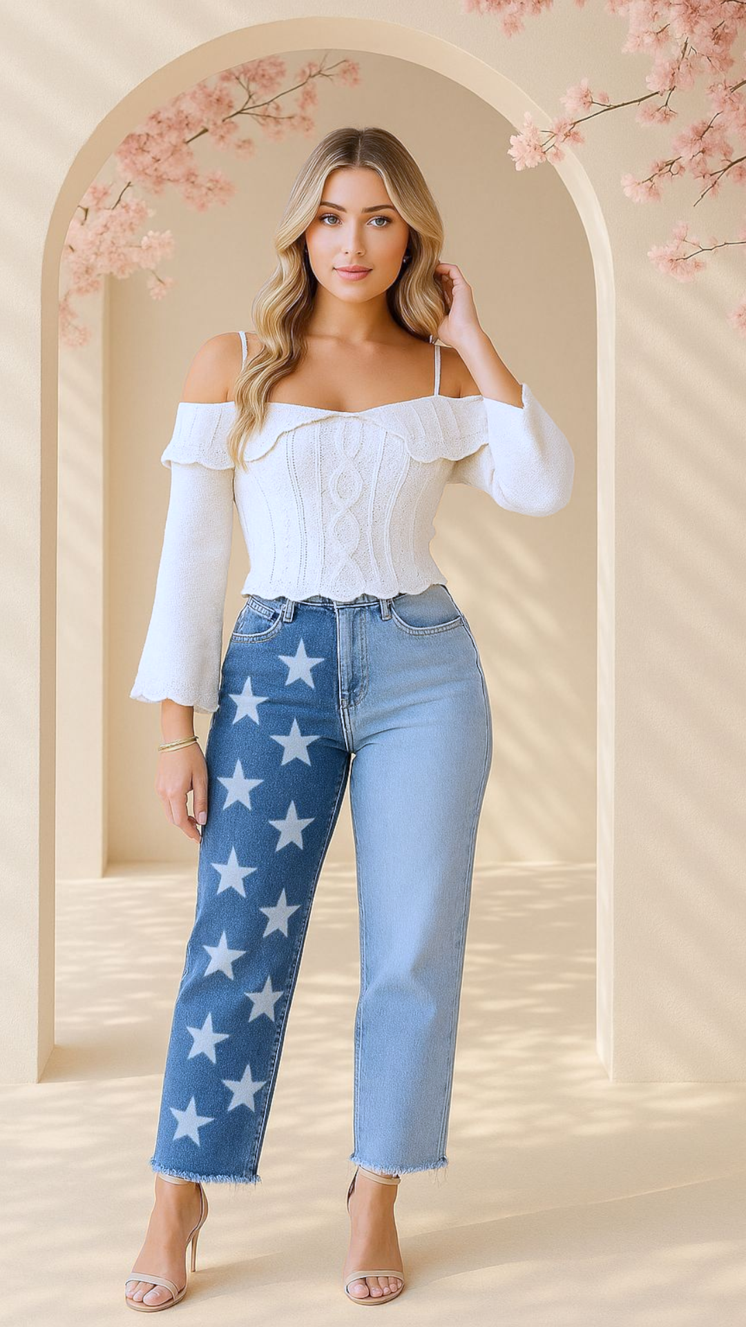 FP-005 Jean Dama *Slim Fit* Estampado